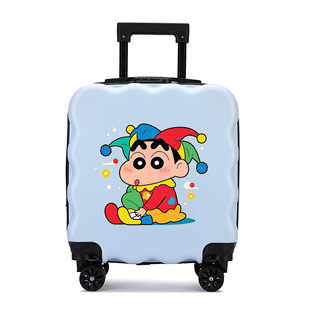 New Children's Luggage Printable Logo Large Capacity Cartoon Cute Trolley Case Universal Wheel Lock Suitcase