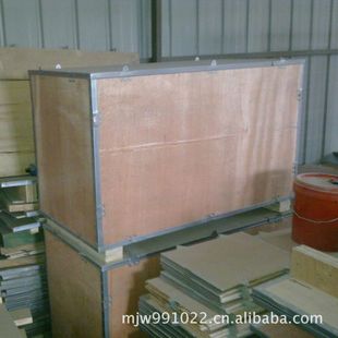 Factory supply packaging steel belt wooden box removable hemming buckle storage logistics sea transportation steel side box