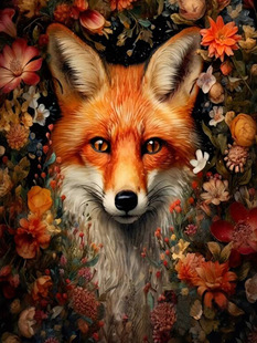 Foreign Trade Cross-border 5d Diamond Painting Animal Scenery Full Diamond DIY Diamond Embroidered Full Diamond Rubik's Cube Round Diamond Craft Decorative Painting
