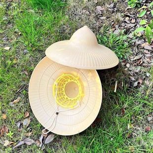 Waterproof Sunshade and Rainproof Plastic Linchong Outdoor Sun Protection Men's and Women's Pastoral Work Large Brim Fishing Rain Hat Hat