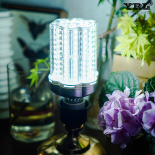 New led bulb outdoor corridor photoelectric light luxury living room dining room single head chandelier high power aluminum corn lamp