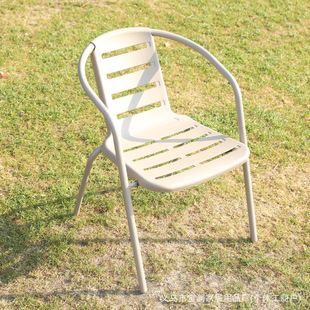 Outdoor Table and Chair with Middle Column Umbrella Combination Courtyard Terrace Garden Table and Chair suit Household Outdoor Leisure Dining Table and Chair Cover