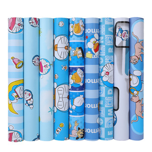pvc self-adhesive waterproof moisture-proof wallpaper cartoon bedroom children's room boy girl dormitory wallpaper instant stickers free shipping