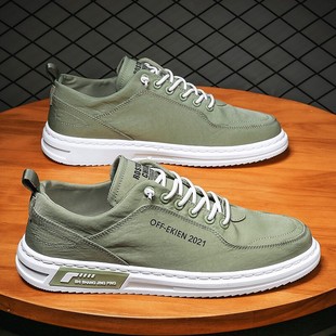 Canvas Shoes Men's 2024 Spring New Arrival Soft Men's Shoes Korean Fashionable All-Match Sports Casual Shoes Breathable Lightweight Sneakers