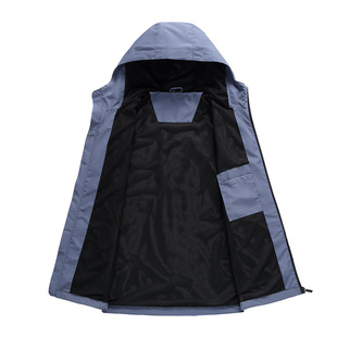Thin Soft Shell Windproof Waterproof Hooded Jacket Overalls Jacket Group Clothes Activity T-Shirt Printing