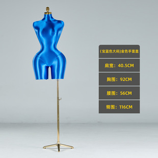 European and American mannequin White plus size Women's Model Display Stand Half-body Women's Model Clothing Store Display Props