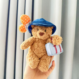 Baby Clothes Only] 16cm Barcelona Bear Wears for Plush Doll Little Bear Baby Clothes Teddy Bear Christmas suit Climbing Clothes