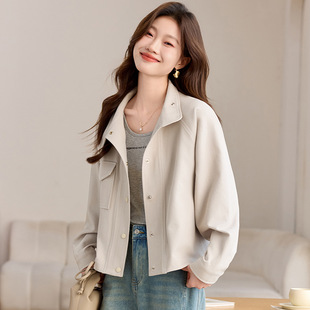 Chanel Style Short Coat Women's Spring and Autumn 2025 New Fashion Western Style Lapel Casual All-match Jacket Top