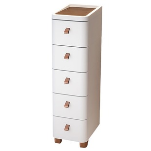 18-60 wide drawer bedroom multi-layer chest of drawers plastic thickened bathroom gap cabinet movable storage cabinet