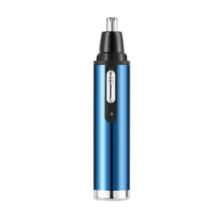 Cross-border electric nose hair trimmer all-metal aluminum tube body USB rechargeable nose hair trimmer shaving sideburns hair cutter