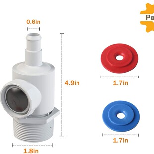 Cross-border swimming pool cleaning replacement parts Universal Wall accessories connector assembly suitable for Polaris 380 280