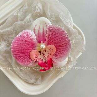 Yi Mengling Mint Mambo Зеленый фаленопсис жемчужная заколка для волос