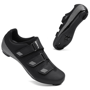 9911 Manufacturers Wholesale Men's Outdoor Cycling Shoes Breathable Road / Mountain Paragraph Nylon Outsole Bicycle Lock Shoes