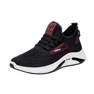 Men's sneaker 2024 New Flying Mesh Casual Shoes Foreign Trade Soft Sole Comfortable Running Shoes Trendy Men's Shoes