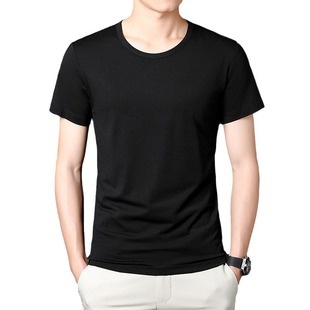 Men's Short-sleeved T-shirt 2024 New Summer Men's Thin Upper Clothes Half-sleeved Slim-fit T-shirt Summer Trend
