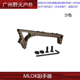 [MLOK Hand Blocker] Металлический ручной блокатор VP военная модель игрушки легкий Противоскользящий ручной блокатор MI SLR Fishbone с ЧПУ