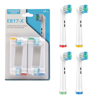 4 EB17X Fit oral Ole B Electric Toothbrush Head D12 D16 P2000 Universal Replacement Head