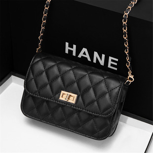 Foreign Trade Wholesale Cross-border Women's Bag Lingge Bag Small Square Bag Chain Bag All-match Chanel Style Shoulder Crossbody Bag Southeast Asia