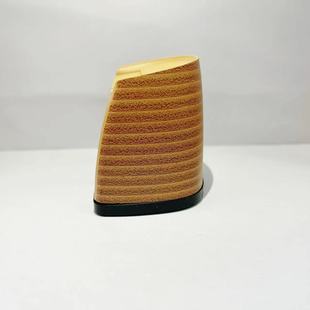 Zhengda heel shoe material 135-2207 new ABS fashion retro wood grain ladies thick heel high heels
