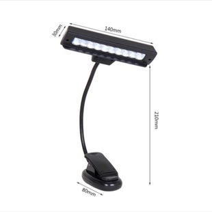 MIGHTY BRIGHT Легкая Музыкальная подставка Световой клип Музыкальный свет пианино Освещение для игры