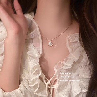 Light Luxury European and American Style Clavicle Chain 2025 New Diamond Small Skirt Necklace High-grade All-match Necklace Chain Mass Customization