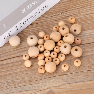 Log Beads Loose Beads Handmade diy Woven Tassel Material Wooden Hand String Beads Spacer Accessories Hemu Small Beads