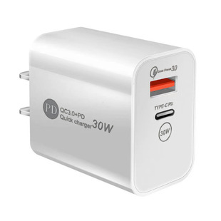 Pd30W Charger 3C Certified A+C Dual-Port Charging Head Huawei Mobile Phone Tablet Fast Charging Typec Charging Set