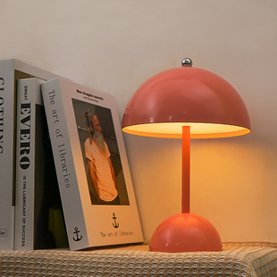 Cross-Border Wrought Iron Flower Bud Simple Living Room Dining Room Bedroom Bedside Ornaments Touch Dimming Atmosphere Internet Celebrity Personalized Table Lamp