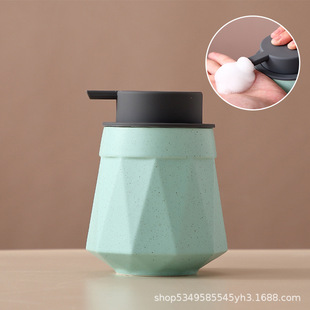 Amazon Nordic Ceramics Нажмите пенообразователь для ванны контейнер для упаковки пустые бутылки для ванной комнаты отеля производитель геля для ванной