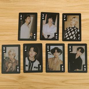 Annual Group 8 Membership Ceremony PVC Playing Cards + Small Cards + Member Name Chip Cards 4 Pieces Set
