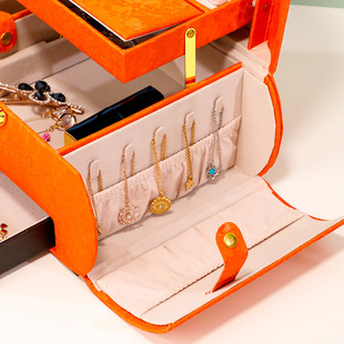 2023 Large Capacity Wedding Gift Box Multifunctional Ring Necklace Jewelry Jewelry Storage Box Jewelry Box