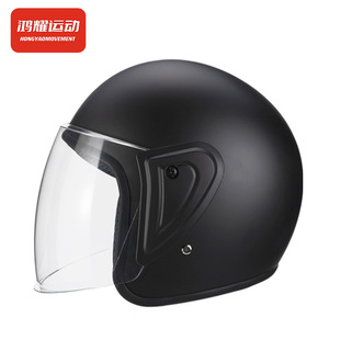 Foreign trade electric car helmet men's and women's half helmet four seasons universal electric car helmet anti-fog breathable protective cap