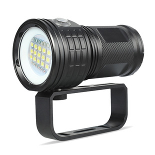 New 500W professional photography light diving flashlight red blue light strong light high power underwater 80 meters IPX8