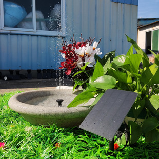 Cross-border hot solar ground plug-in square split fountain outdoor courtyard rockery water landscape decoration