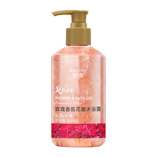 Bai bunch of rose fragrance cherry blossom petal shower gel gentle moisturizing soothing skin lasting fragrance control oil deep clear