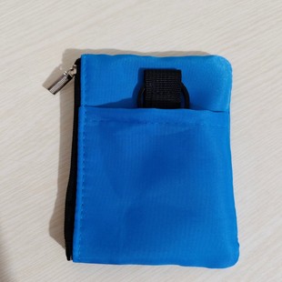 Cross-Border New Coin Purse Card Holder Casual Portable Anti-Theft Brush Blue Zipper Small Wallet Children's Small Bag Mini