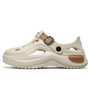 Internet-famous Fashion All-match Hole Shoes Men's Foreign Trade plus size Summer Kanye Outer Wear Thick Sole Shoe Beach Sandals