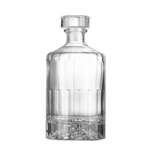 9V7T Vintage Mountain View Wine Bottle Large Capacity Cold Extraction Empty Bottle Foreign Wine Fruit Wine Sealed Bottle Wine Storage Jar Embossed Glass