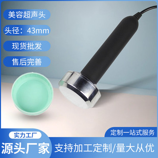 Manufacturers supply ultrasonic facial beauty probe superconducting head ultrasonic probe ultrasonic wave head gold plated head Wholesale