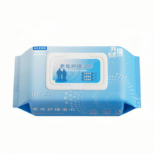 Middle-aged and Elderly Care Wipes Extra-large Thickened Adult Large-size Hygienic Special Cleaning Private Wipe for Bedridden Elderly