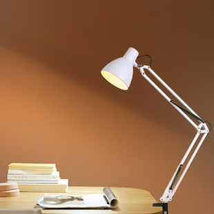 Aitong American Long-Arm Foldableing Table Lamp Scandinavian Simple Work Clip Supplementary Light Pattern Embroidery Nail Art Lighting Reading Office