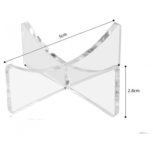 Acrylic Softball Baseball Basketball Ball Holder Stand Multi-functional volleyball football display stand