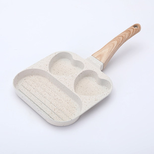 Japanese-style maifan stone breakfast omelette pan square non-stick pan Red warm induction cooker steak burger pan