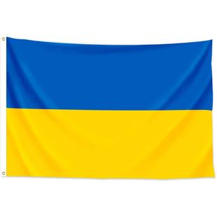 Фабрика прямых продаж украинский флаг 90*150 см большой флаг Украины флаг полиэстер флаг