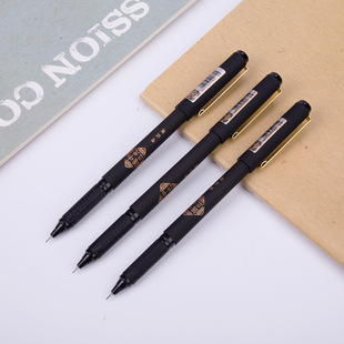 Deli S109 even three yuan test gel pen black pen full needle 0.5mm black sign pen carbon pen