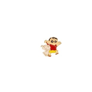 Crayon Shinchan Мультяшный брошь XiaoXinyao Bai аниме периферийный металлический значок Японский милый аксессуар булавки