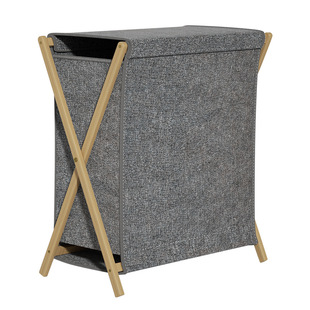 CH Japanese-style Fabric Laundry Basket Household Foldable Dirty Clothes Basket Bathroom Clothes Changing Storage Basket Removable Dirty Clothes Basket