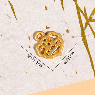Plate buckle cheongsam ancient style sand gold accessories bamboo pendant ring pendant woven bracelet string separated beads set jewelry diy