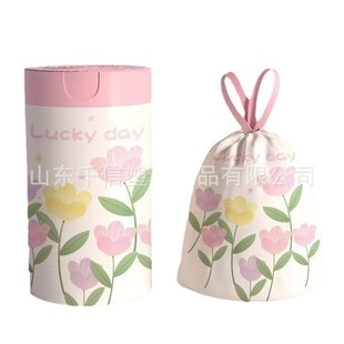 Dormitory Printed Tear-free Garbage Bag Household Large Portable Garbage Bag Disposable Thickened Drawstring Garbage Bag