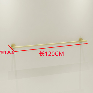 Clothing Store Display Rack Golden Wall Floor Combination Men's and Women's Clothing Store Shelf Hanger Storage